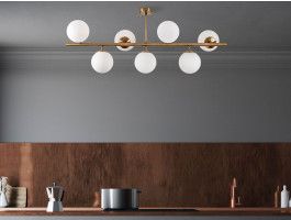 Luminaire suspendu FARAH 7 lampes vintage