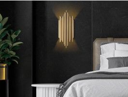 Applique murale ZANELLO 1 lampe doré