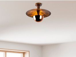 Plafonnier PICCINI 1 lampe cuivre