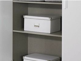 Etagère MINOTOR 90x50 cm lin naturel (lot de 5)