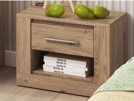 Chevet ARTI 1 tiroir chêne shetland