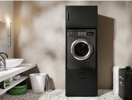 Meuble WASHING 1 machine LARGE noir