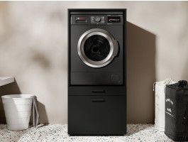 Meuble WASHING 1 machine MEDIUM noir
