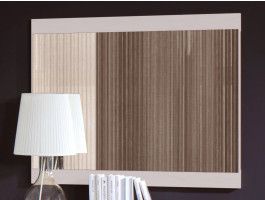 Miroir rectangulaire SIELLA 77 cm blanc