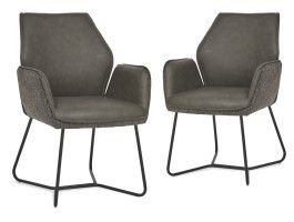 Lot de 2 chaises STRIKE stone