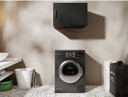 Surmeuble WASHING 1 porte noir