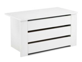Bloc-tiroir SALSA 3 tiroirs 73 cm blanc