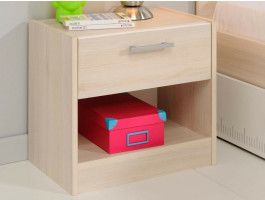 Chevet CARL acacia fumé