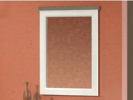 Miroir IVANA truffe/porcelaine