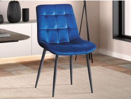 Chaise JUTTO bleu