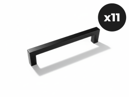 Lot de 11 poignées WASHING noir