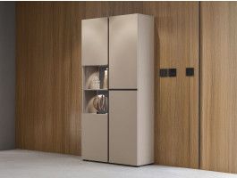 Vitrine CROSSAIR 3 portes taupe