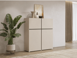 Commode CROSSAIR 4 portes cachemire
