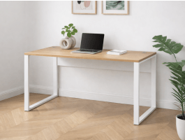 Bureau LISBONNE blanc/chêne navarra