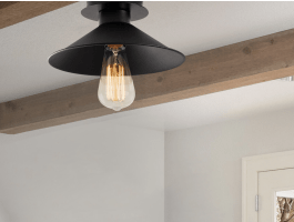 Plafonnier BERINNA 1 lampe noir