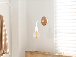 Applique murale MARTINI 1 lampe blanc