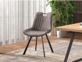 Chaise PAOLA gris foncé