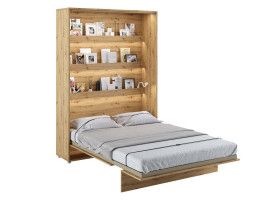 Lit mural escamotable CONCEPTION PRO 140x200 cm chêne artisan (vertical)
