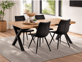 Table repas MARNOIX 200 cm chêne français