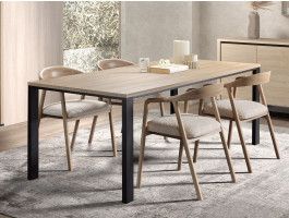 Table repas DURDEN 230 cm chêne urbain