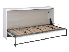 Lit escamotable ALBANO 90x200 cm blanc
