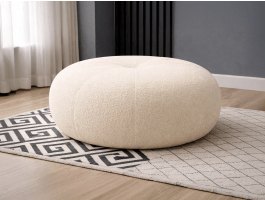 Pouf TINAMU blanc