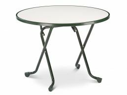 Table de jardin pliable ovale PIM 100 cm vert