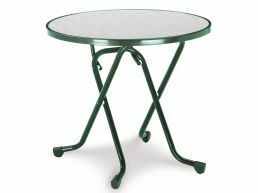 Table de jardin pliable ovale PIM 80 cm vert