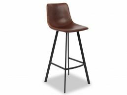 Chaise de bar WINDSOR brun 68 cm