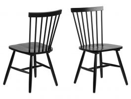 Lot de 2 chaises RIANNA noir