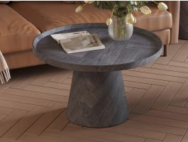 Table basse MAGNUSSEN 80 cm gris foncé