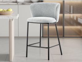 Tabouret de bar ARTOS gris clair