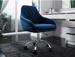 Chaise de bureau MUNARON bleu
