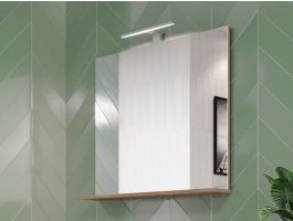 Miroir MENNO 76 cm chêne navarra