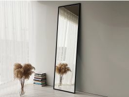 Miroir sur pied MERRY 170x50 cm noir