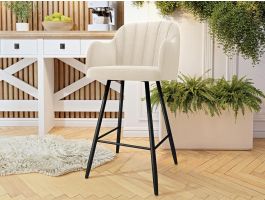 Tabouret de bar SHAKO beige