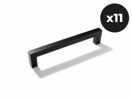 Lot de 11 poignées WASHING noir