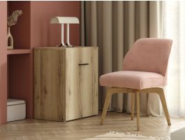 Bureau escamotable SMOLTY chêne naturel