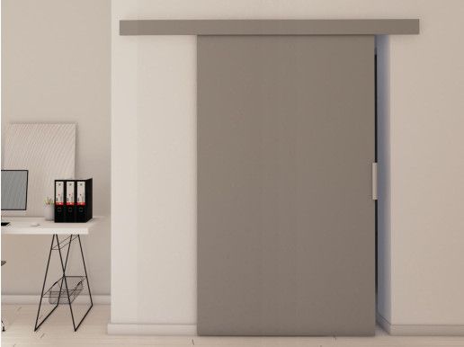 Porte coulissante CLENATO 106 cm gris