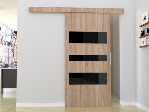 Porte coulissante CORWEL 86 cm sonoma