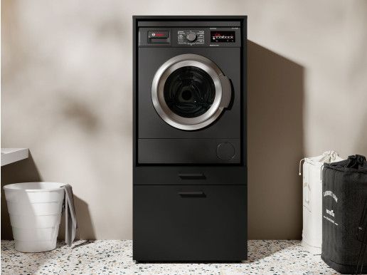 Meuble WASHING 1 machine MEDIUM noir