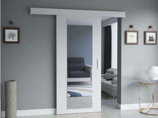 Porte coulissante SUZY blanc