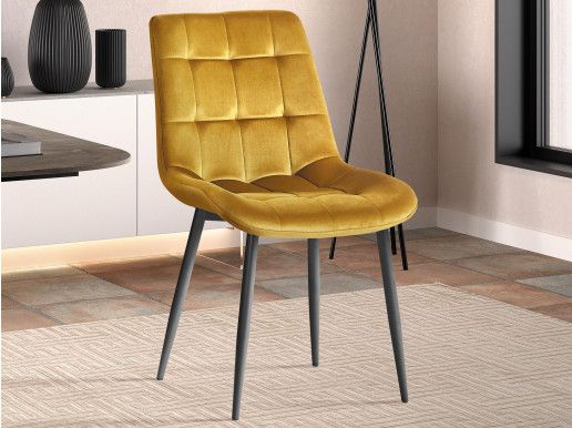 Chaise JUTTO bronze doré