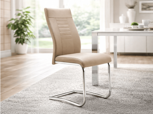 Chaise LUCY cappuccino