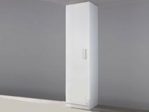 Armoire ALBANO 1 porte blanc/gris lave