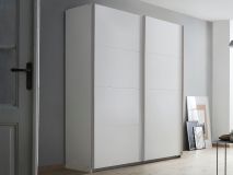 Armoire TAPAS 2 portes 181 cm blanc sans miroir