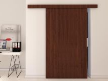 Porte coulissante CLENATO 106 cm wengué