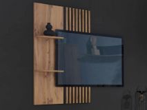 Étagère murale LAVIDA chêne artisan