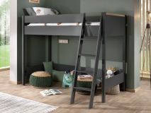 Lit mezzanine LONELY 90x200 cm gris