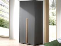 Armoire LONELY 2 portes gris